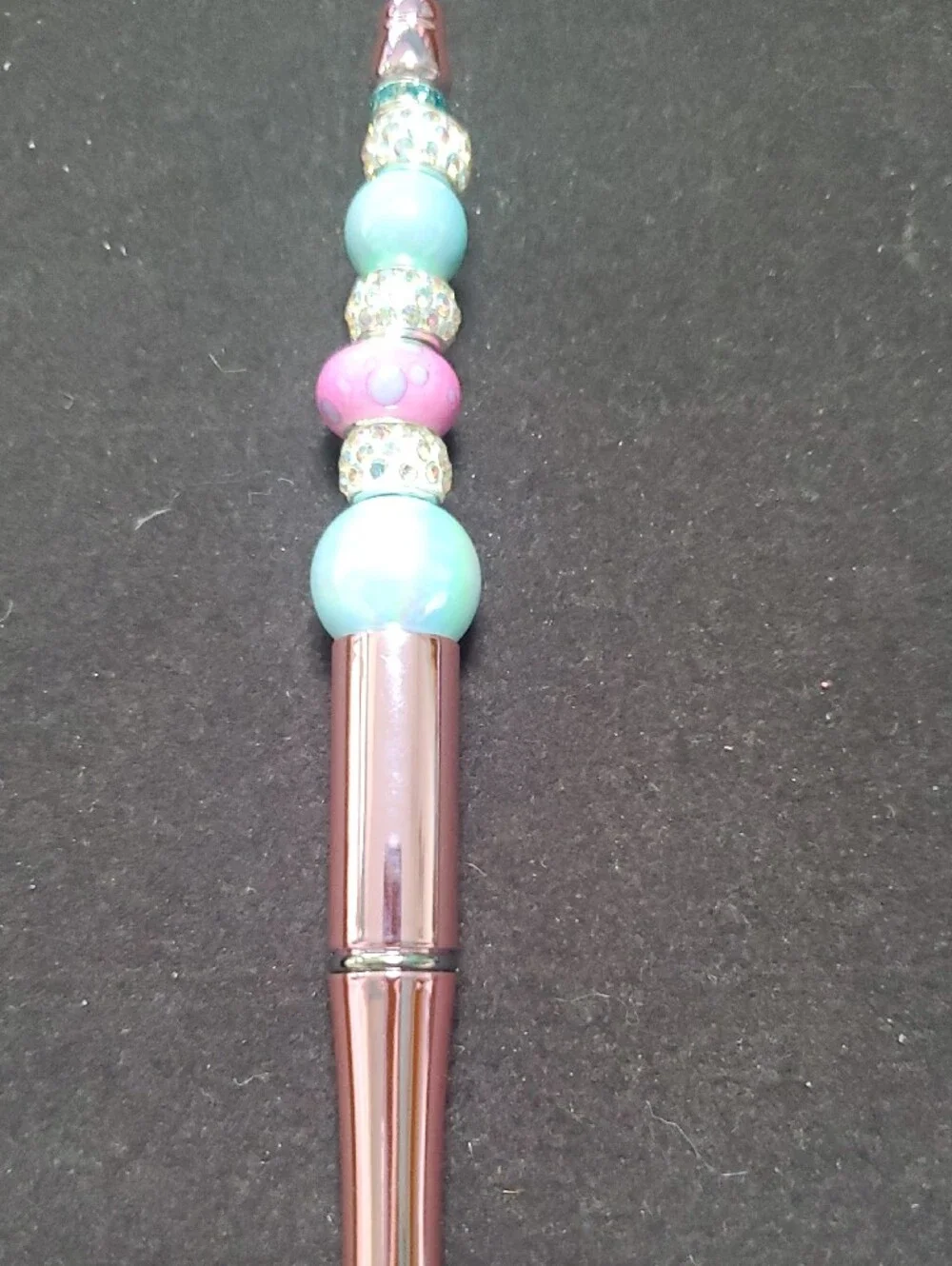 Purple Dec. Beaded Pen - Stylish REASONABLE OFFER ACCEPTED